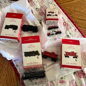 Hallmark 2013 Christmas keepsake ornaments Trains